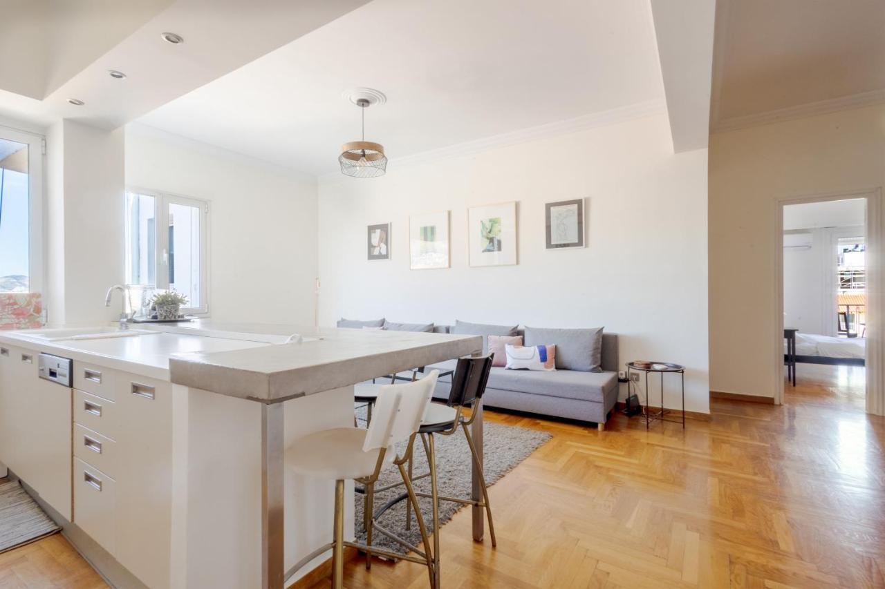 3 Bdr Apt Incredible Acropolis View Athen Eksteriør billede