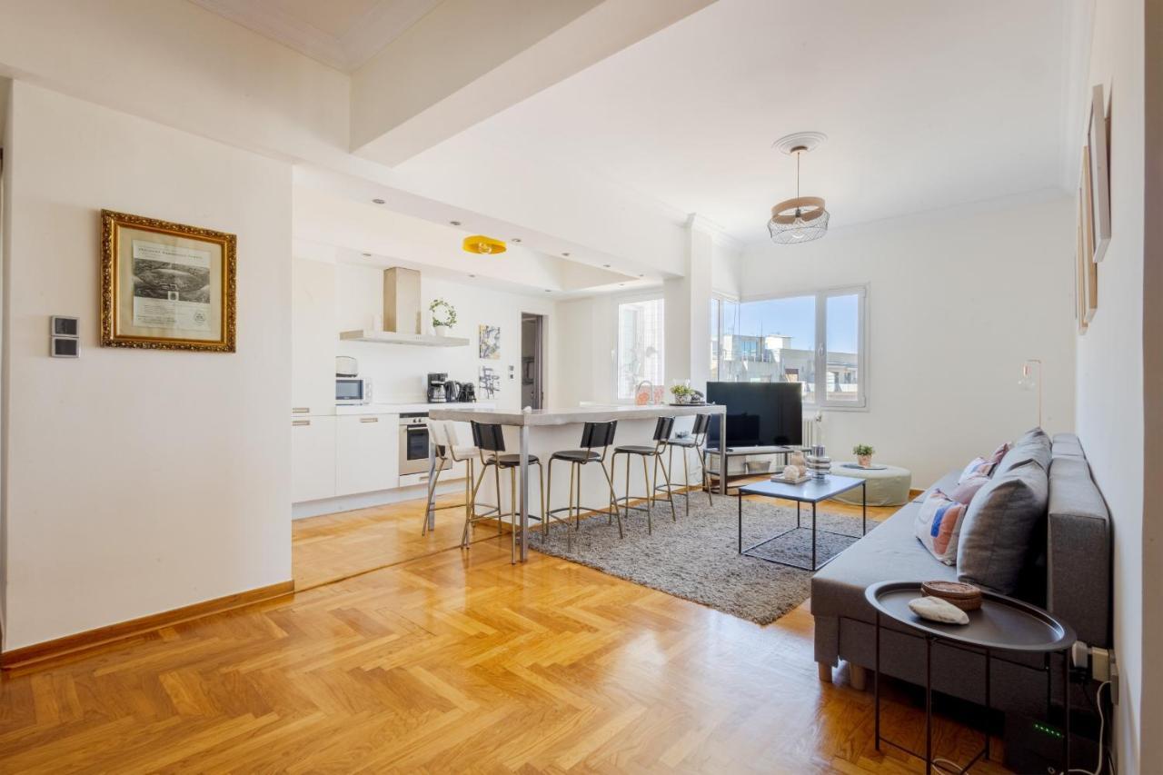 3 Bdr Apt Incredible Acropolis View Athen Eksteriør billede